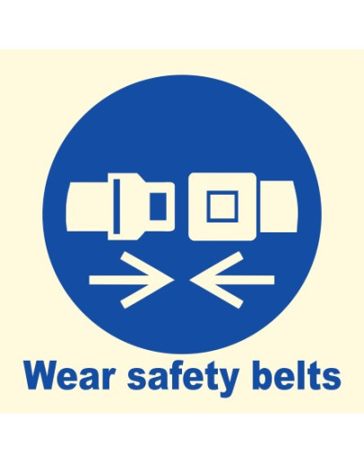 WEAR SAFETY BELTS