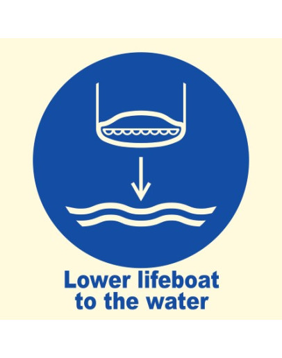 LOWER TO THE WATER (LIFEBOAT)