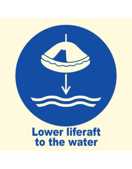 LOWER TO THE WATER (LIFERAFT)
