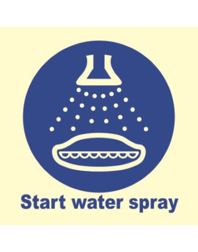 START WATER SPRAY