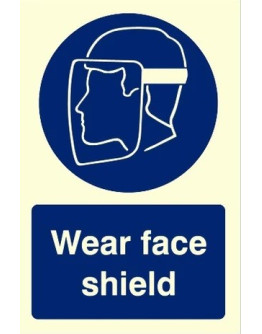 WEAR FACE SHIELD