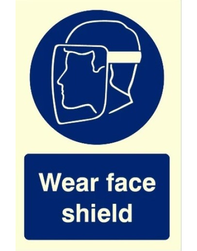 WEAR FACE SHIELD