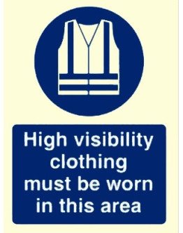 HIGH VISIBILITY CLOTHING MUST BE WORN IN THIS AREA