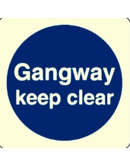 GANGWAY KEEP CLEAR