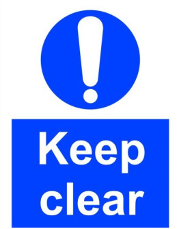 KEEP CLEAR