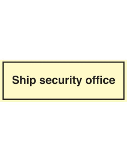 SHIP SECURITY OFFICE