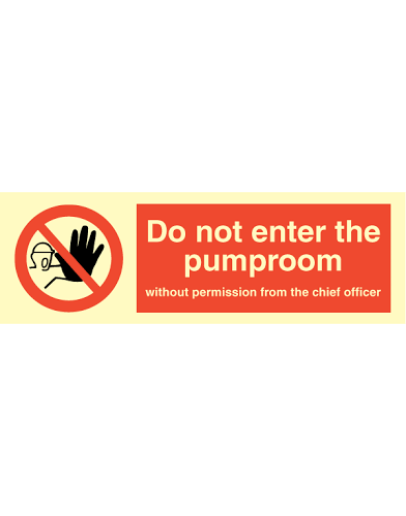 DO NOT ENTER THE PUMP ROOM