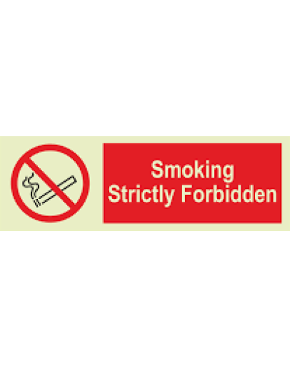 SMOKING STRICTLY FORBIDDEN