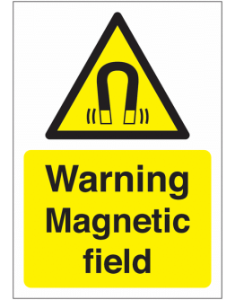 WARNING - MAGNETIC FIELD