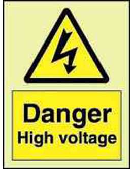 DANGER - HIGH VOLTAGE