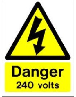 DANGER - 240 VOLTS