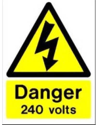 DANGER - 240 VOLTS