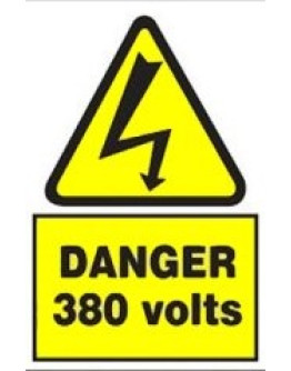 DANGER - 380 VOLTS