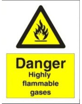 DANGER - HIGHLY FLAMMABLE GASES