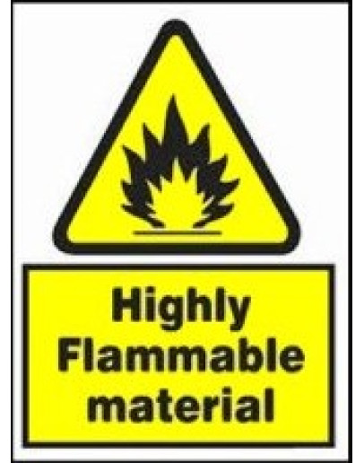 DANGER - HIGHLY FLAMMABLE MATERIAL