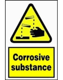 DANGER - CORROSIVE SUBSTANCE