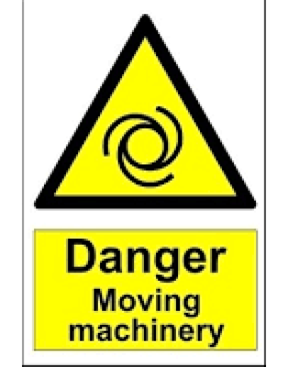 DANGER - MOVING MACHINERY