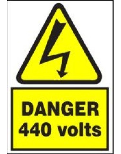 DANGER - 440 VOLTS