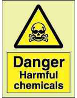 DANGER - HARMFUL CHEMICALS