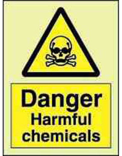 DANGER - HARMFUL CHEMICALS