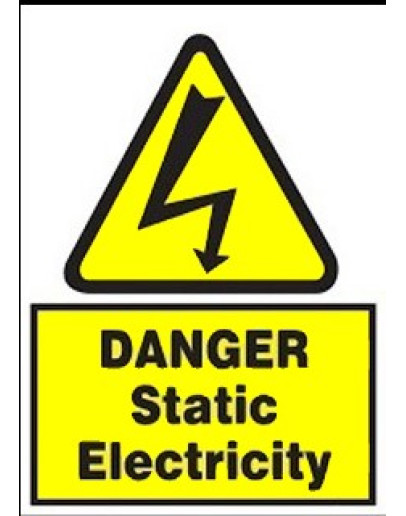 DANGER - STATIC ELECTRICITY