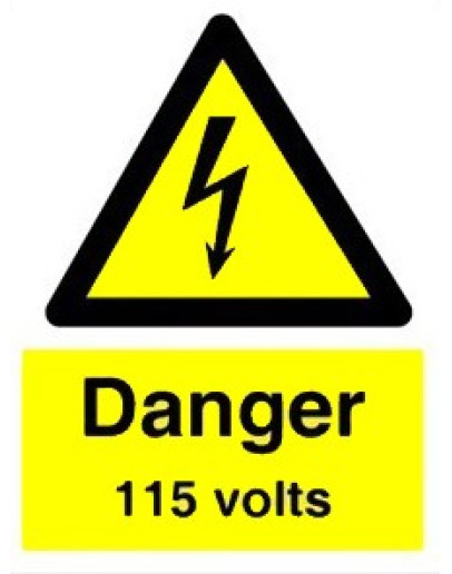 DANGER - 115 VOLTS