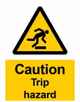 CAUTION - TRIP HAZARD