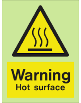 WARNING HOT SURFACE