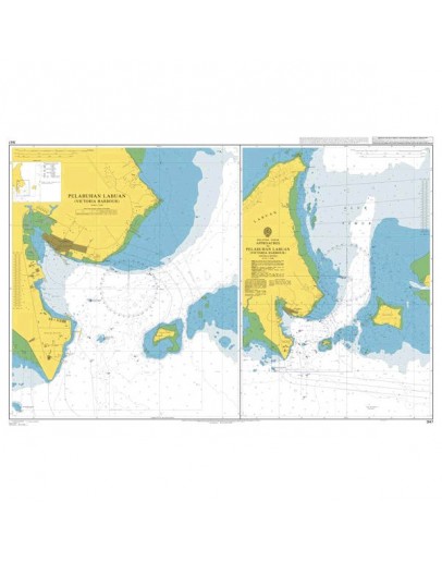 947 - Approaches to Pelabuhan Labuan (Victoria Harbour)