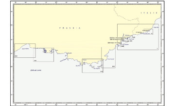 IDROGRAFICO  CARTE NAUTICHE COSTA AZZURRA - LIGURIA OVEST - 18-11-2018