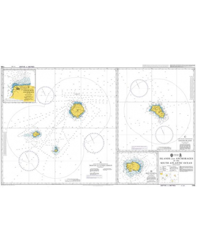 1769 - Islands and Anchorages in the South Atlantic Ocean